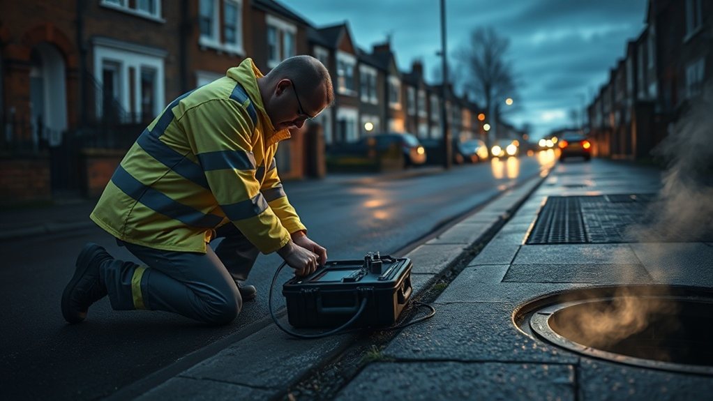 No-dig underground leak detection equipment in Hammersmith